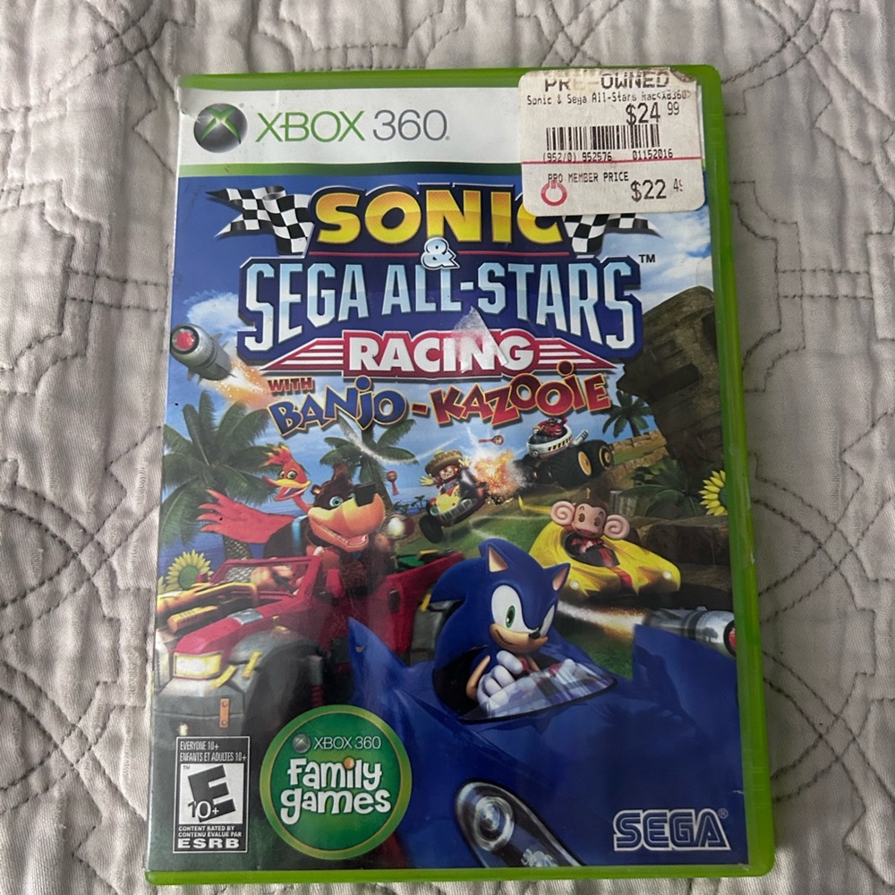 Sonic & All-Stars Racing for Xbox 360 - Game